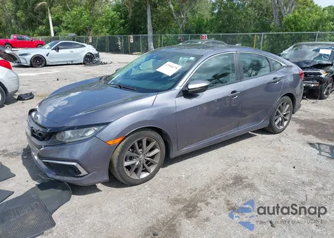 2020 Honda Civic Ex z USA, uszkodzony, nr VIN 19XFC1F36LE011864